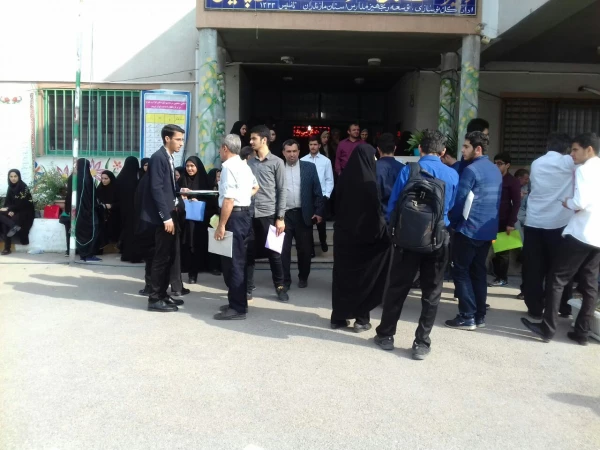 بازدید مسئولین پردیس از محل پذیرش و معاینات پزشکی پذیرفته شدگان چندبرابر ظرفیت دانشگاه فرهنگیان 6