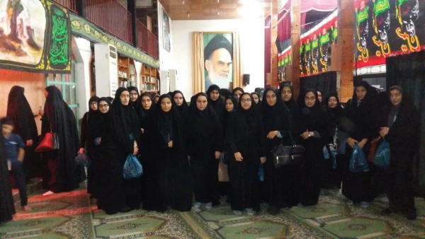 حضور دانشجویان پردیس در برنامه نمایش عاشورایی حسینیه عاشقان شهرستان ساری 2