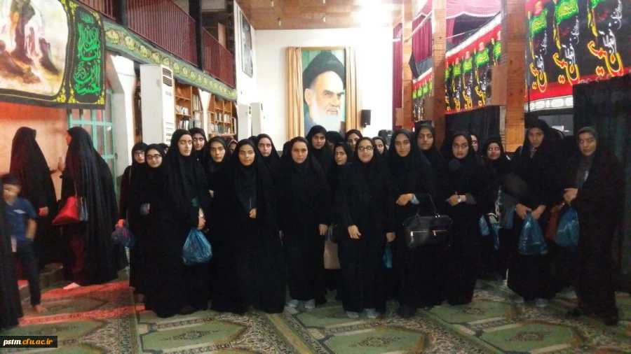 حضور دانشجویان پردیس در برنامه نمایش عاشورایی حسینیه عاشقان شهرستان ساری 2