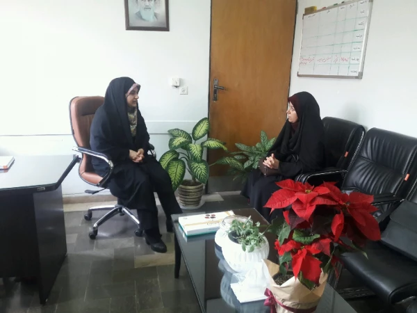 دیدار سرپرست پردیس با مدیرکل بانوان و خانواده استانداری به مناسبت هفته ملی سلامت بانوان 2