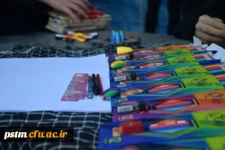 به همت بسیج دانشجویی پردیس برگزار شد: نمایشگاه نقاشی و فرهنگی در مسیر راهپیمایی 13 آبان 5