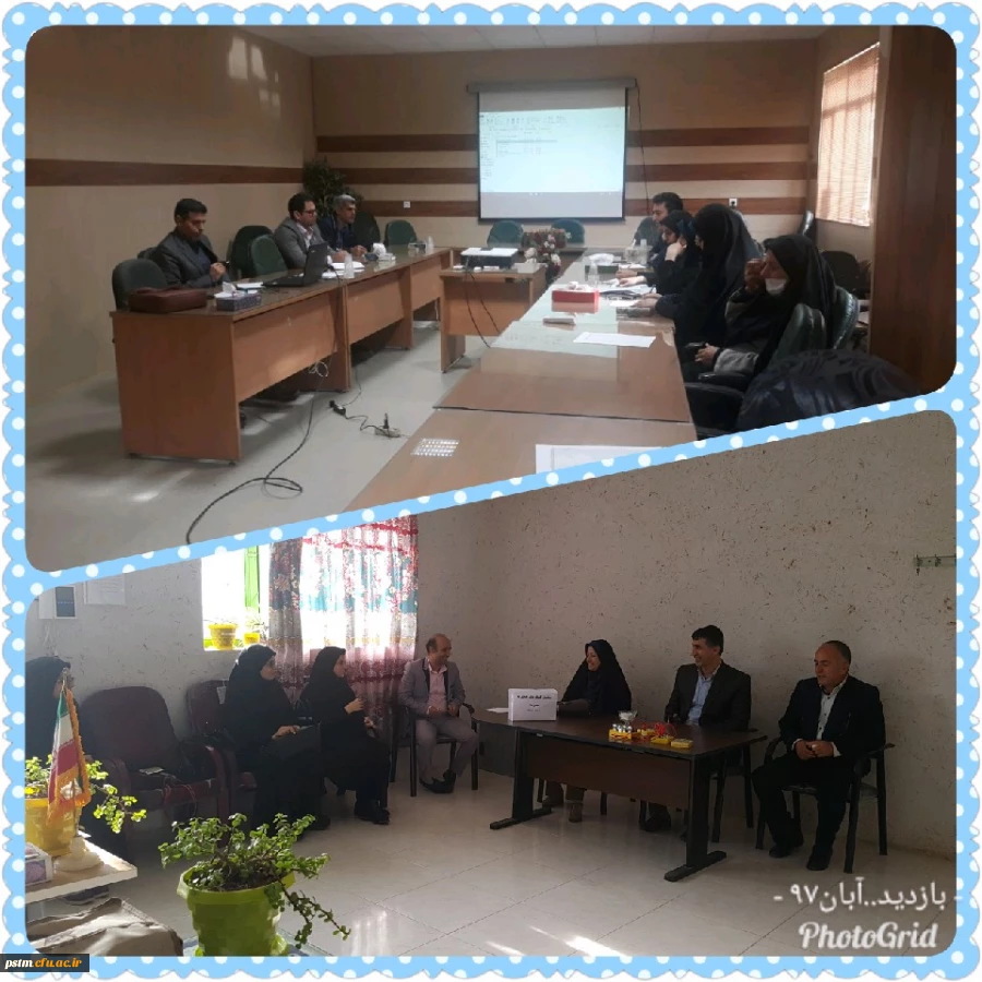 بازدید مسئولین نظارت و ارزیابی دانشگاه فرهنگیان استان از پردیس 2