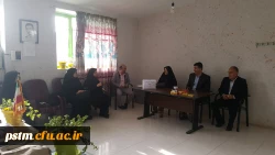 بازدید مسئولین نظارت و ارزیابی دانشگاه فرهنگیان استان از پردیس 4