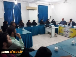 حضور کارشناس فرهنگی و جمعی از دانشجویان پردیس در جلسه ی هماهنگی برگزاری اجلاس استانی نماز به میزبانی دانشگاه فرهنگیان مازندران 2