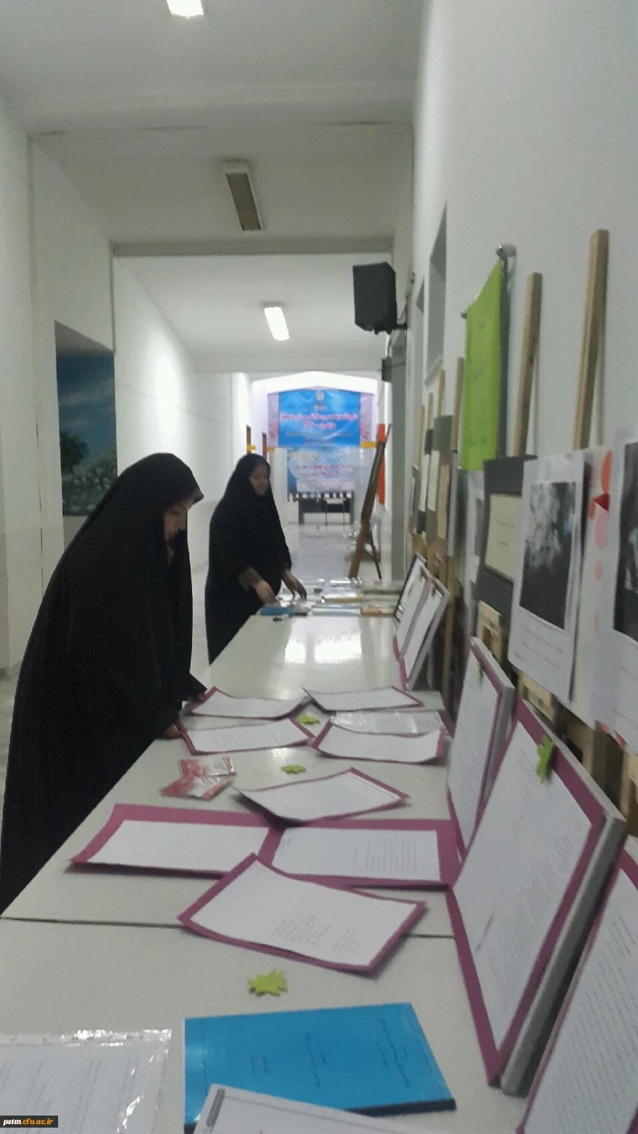 برگزاری نمایشگاه آثار دانشجویان شرکت کننده در مسابقه جلوه های سجود 5