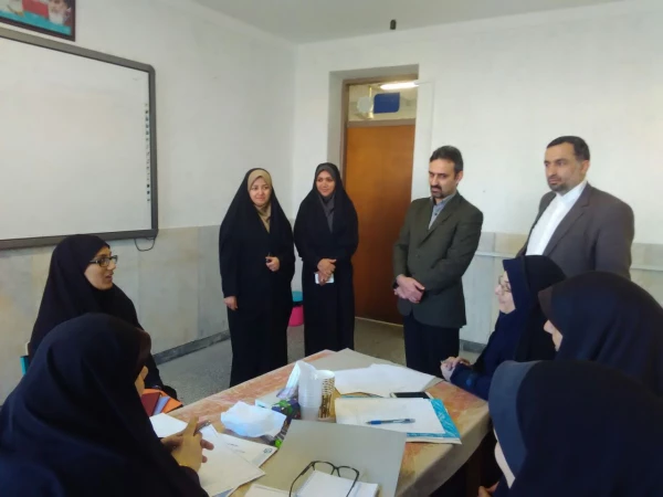 بازدید معاونت پژوهش و برنامه ریزی اداره کل آموزش و پرورش استان و مسئول حراست استانی دانشگاه از روند برگزاری مصاحبه تکمیل ظرفیت دانشگاه فرهنگیان در پردیس 2