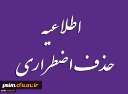 اطلاعیه: زمان حذف اضطراری 2