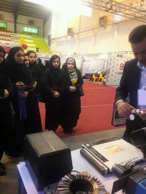 بازدید جمعی از دانشجویان پردیس از نوزدهیمن نمایشگاه دستاوردهای پژوهشی و فناوری و چهارمین نمایشگاه فن بازار استان مازندران