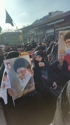 حضور مسئولین و دانشجویان پردیس در راهپیمایی سالروز حماسه 9 دی  3