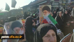 حضور مسئولین و دانشجویان پردیس در راهپیمایی سالروز حماسه 9 دی  8