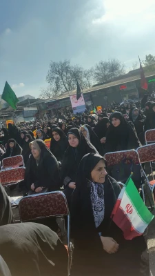 حضور مسئولین و دانشجویان پردیس در راهپیمایی سالروز حماسه 9 دی  5