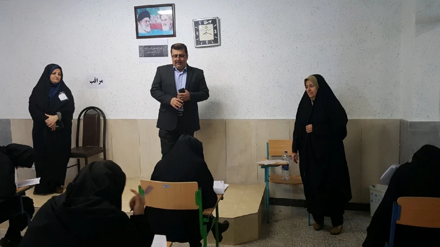 بازدید مدیریت استانی دانشگاه از برگزاری امتحانات نیمسال اول سال تحصیل 98-97 6