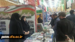 برپایی غرفه مشترک سازمان بسیج دانش آموزی اداره کل آموزش و پرورش و دانشگاه فرهنگیان در حسینیه عاشقان کربلای ساری با حضور مسئولین و دانشجویان پردیس خواهران 2