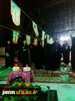 ادای احترام مسئولین پردیس و دانشجومعلمان به شهید گمنام پردیس و برگزاری مراسم زیارت عاشورا در جوار مزار آن شهید خوشنام 2