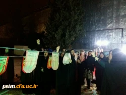 ادای احترام مسئولین پردیس و دانشجومعلمان به شهید گمنام پردیس و برگزاری مراسم زیارت عاشورا در جوار مزار آن شهید خوشنام 3