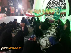 ادای احترام مسئولین پردیس و دانشجومعلمان به شهید گمنام پردیس و برگزاری مراسم زیارت عاشورا در جوار مزار آن شهید خوشنام 4