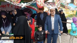 حضور مسئولین، همکاران و دانشجویان پردیس در راهپیمایی 22 بهمن و  فعالیت های غرفه دانشگاه به روایت تصویر 12