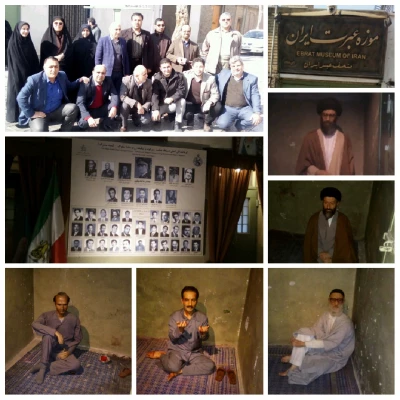 حضور نماینده دانشجویی پردیس در مراسم دیدار با مقام معظم رهبری به مناسبت دهه مبارک فجر و اردوی بسیجیان اداره کل آموزش و پرورش استان مازندران از موزه عبرت ایران 9