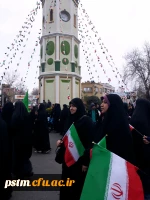 حضور مسئولین، اساتید و دانشجویان پردیس در راهپیمایی چهلمین سالگرد پیروزی انقلاب اسلامی و غرفه دانشگاه به روایت تصویر 5