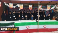 حضور مسئولین، اساتید و دانشجویان پردیس در راهپیمایی چهلمین سالگرد پیروزی انقلاب اسلامی و غرفه دانشگاه به روایت تصویر 7