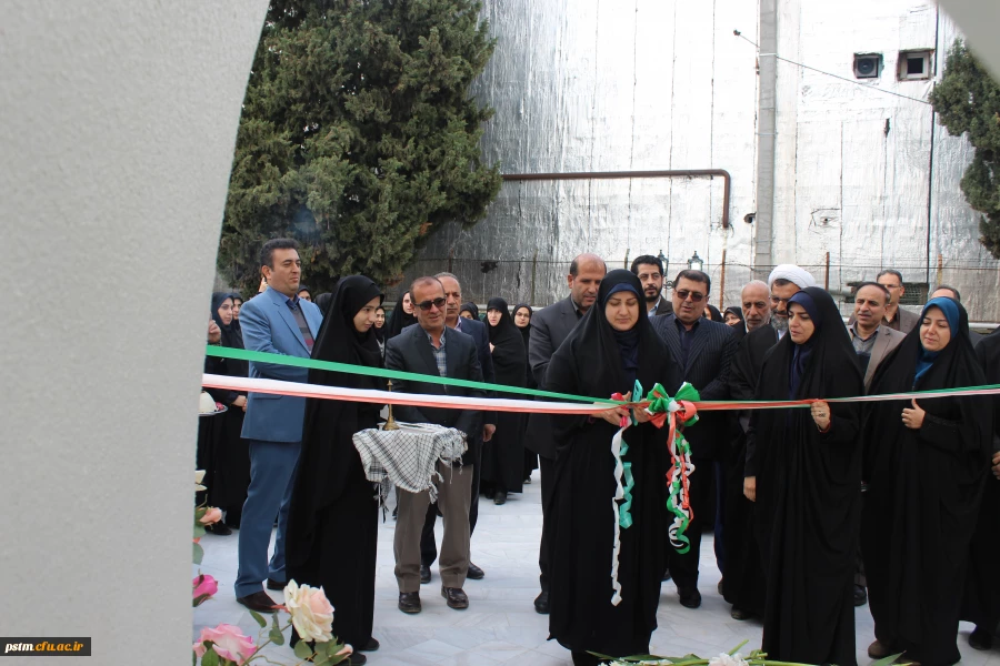 برگزاری مراسم افتتاح یادمان شهید گمنام پردیس فاطمه الزهراء (س) ساری با حضور فرماندار محترم شهرستان ساری 2