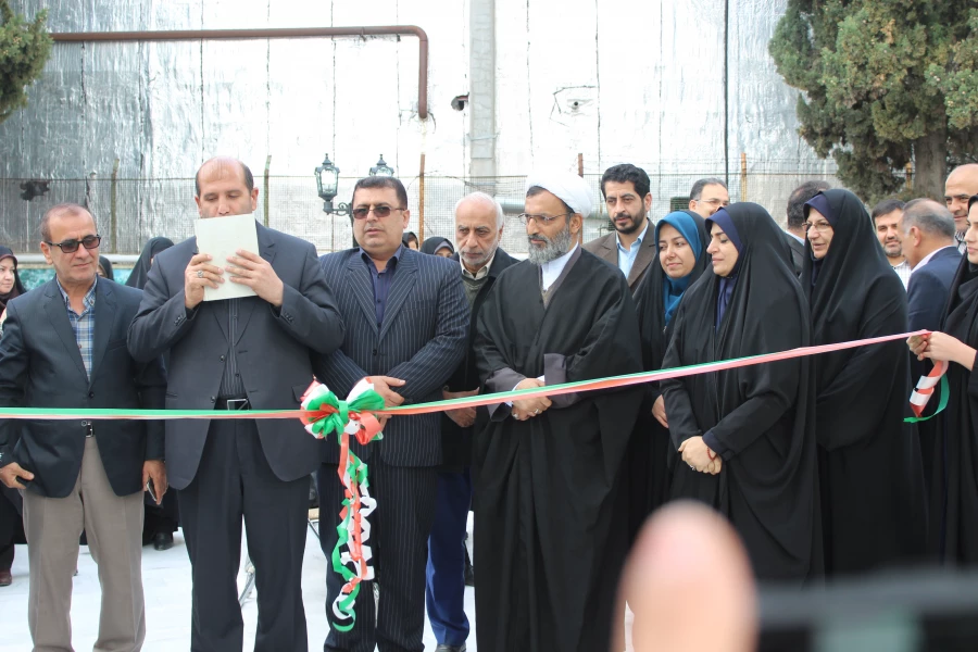 برگزاری مراسم افتتاح یادمان شهید گمنام پردیس فاطمه الزهراء (س) ساری با حضور فرماندار محترم شهرستان ساری 2