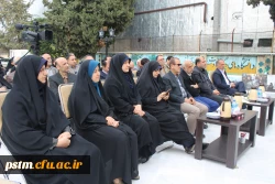 برگزاری مراسم افتتاح یادمان شهید گمنام پردیس فاطمه الزهراء (س) ساری با حضور فرماندار محترم شهرستان ساری 2