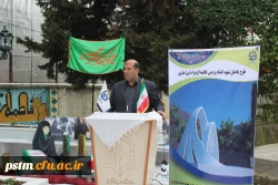 برگزاری مراسم افتتاح یادمان شهید گمنام پردیس فاطمه الزهراء (س) ساری با حضور فرماندار محترم شهرستان ساری 2