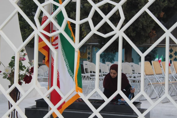 برگزاری مراسم افتتاح یادمان شهید گمنام پردیس فاطمه الزهراء (س) ساری با حضور فرماندار محترم شهرستان ساری 2