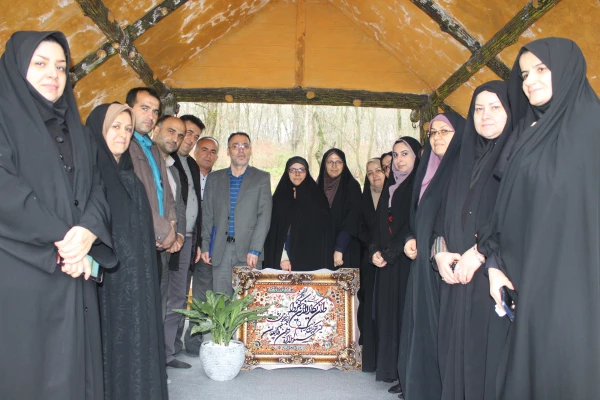 تجلیل از همکار بازنشسته، معاونت هماهنگی مرکز قائمشهر 2