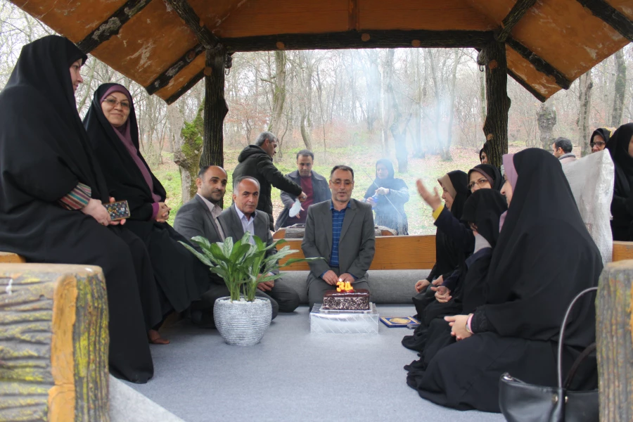 تجلیل از همکار بازنشسته، معاونت هماهنگی مرکز قائمشهر 5