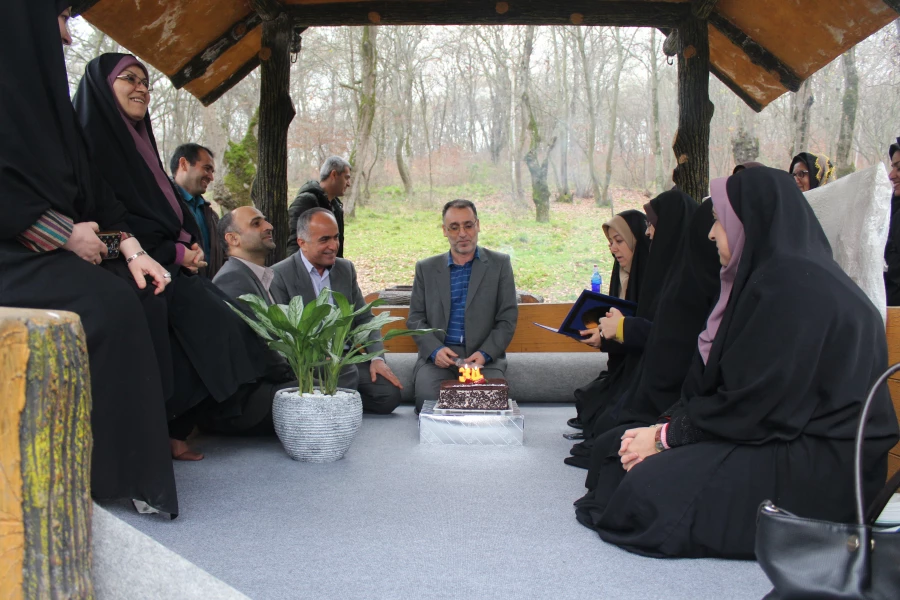 تجلیل از همکار بازنشسته، معاونت هماهنگی مرکز قائمشهر 7