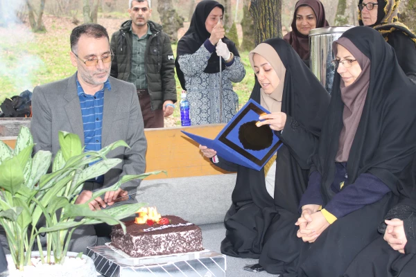 تجلیل از همکار بازنشسته، معاونت هماهنگی مرکز قائمشهر 4