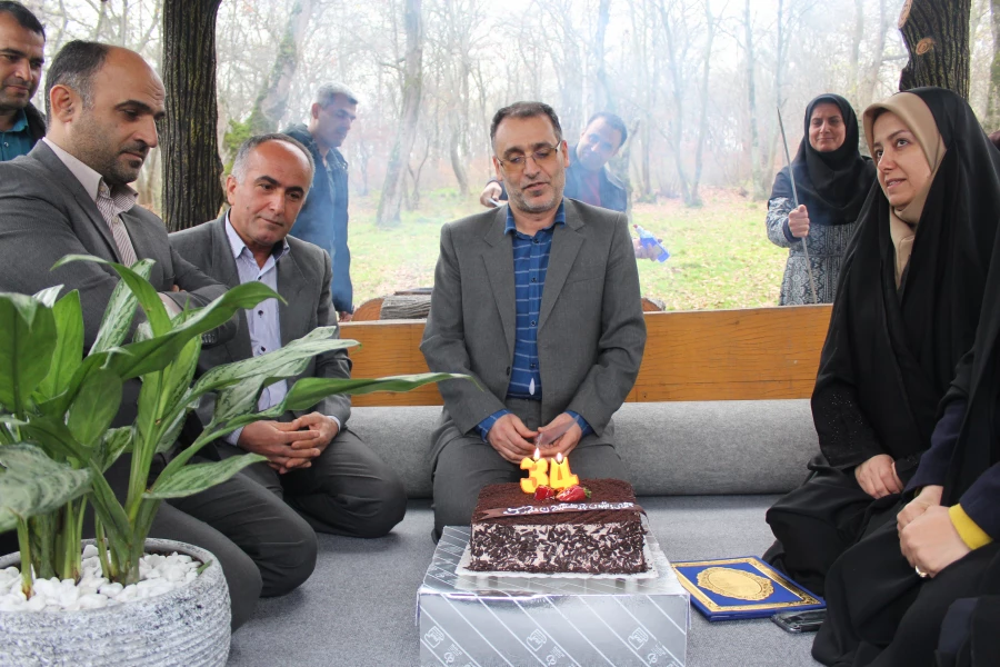 تجلیل از همکار بازنشسته، معاونت هماهنگی مرکز قائمشهر 9