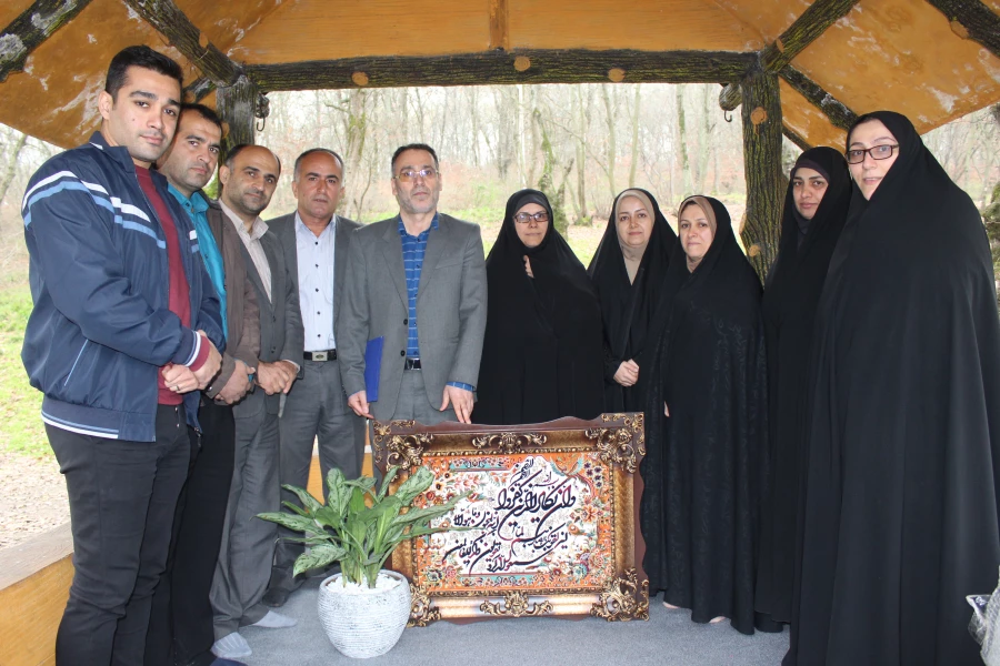 تجلیل از همکار بازنشسته، معاونت هماهنگی مرکز قائمشهر 10