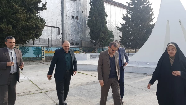 حضور و بازدید مدیرکل نوسازی، توسعه و تجهیز مدارس استان از پردیس 3