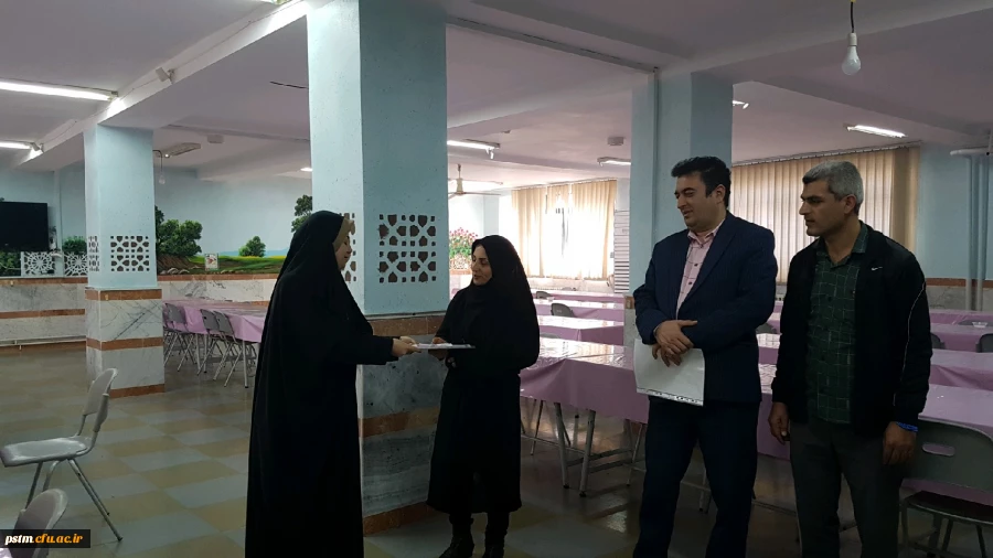 تقدیر از همکاران واحد آشپزخانه پردیس 2