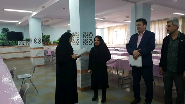 تقدیر از همکاران واحد آشپزخانه پردیس 5