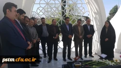 به مناسبت روز بزرگداشت شهدا برگزار شد: غبارروبی مزار شهیدگمنام پردیس با حضور مدیرکل نوسازی و تجهیزمدارس استان و همکاران  2