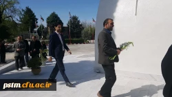 به مناسبت روز بزرگداشت شهدا برگزار شد: غبارروبی مزار شهیدگمنام پردیس با حضور مدیرکل نوسازی و تجهیزمدارس استان و همکاران  9