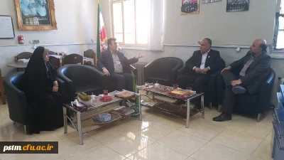 حضور نماینده سازمان مرکزی دانشگاه در پردیس و ارزیابی از فعالیت های فرهنگی و اجتماعی پردیس