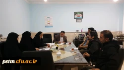 برگزاری جلسه مسئول حراست مدیریت استان و سرپرست پردیس با نگهبانان 2