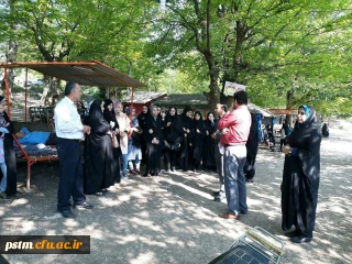 حضور صمیمی مدیریت استانی دانشگاه در اردوی علمی-تفریحی دانشجویان