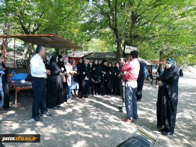 حضور صمیمی مدیریت استانی دانشگاه در اردوی علمی-تفریحی دانشجویان