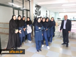 بازدید دانش آموزان مدرسه متوسطه اول فرزانگان ساری از پردیس 2