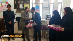 به مناسبت گرامیداشت مقام معلم انجام شد: حضور مدیریت استانی دانشگاه و مسئولین پردیس در مدارس مجری طرح کارورزی  3