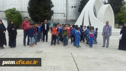 حضور مسئولین، معلمان و دانش آموزان مدرسه همکار شهید مرادی در پردیس