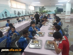 حضور مسئولین، معلمان و دانش آموزان مدرسه همکار شهید مرادی در پردیس