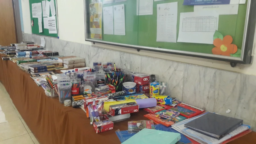 برگزاری نمایشگاه کتاب به مناسبت هفته آموزش