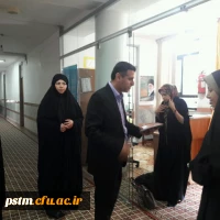 بازدید ادواری مسئول نظارت و ارزیابی مدیریت امور پردیس های استان از پردیس